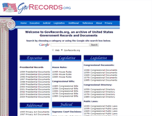 Tablet Screenshot of govrecords.org